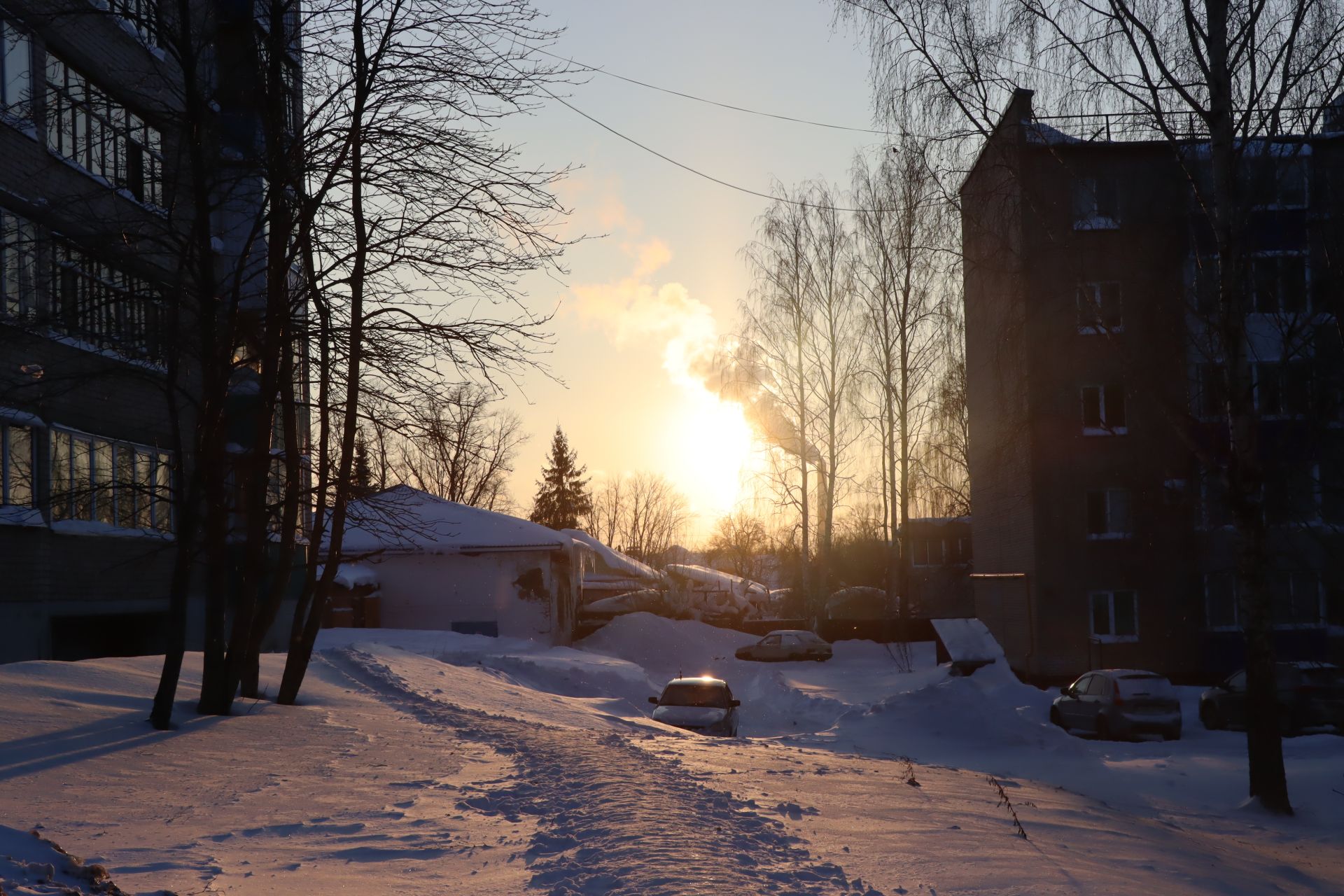 В Татарстане прогнозируется мокрый снег и метель