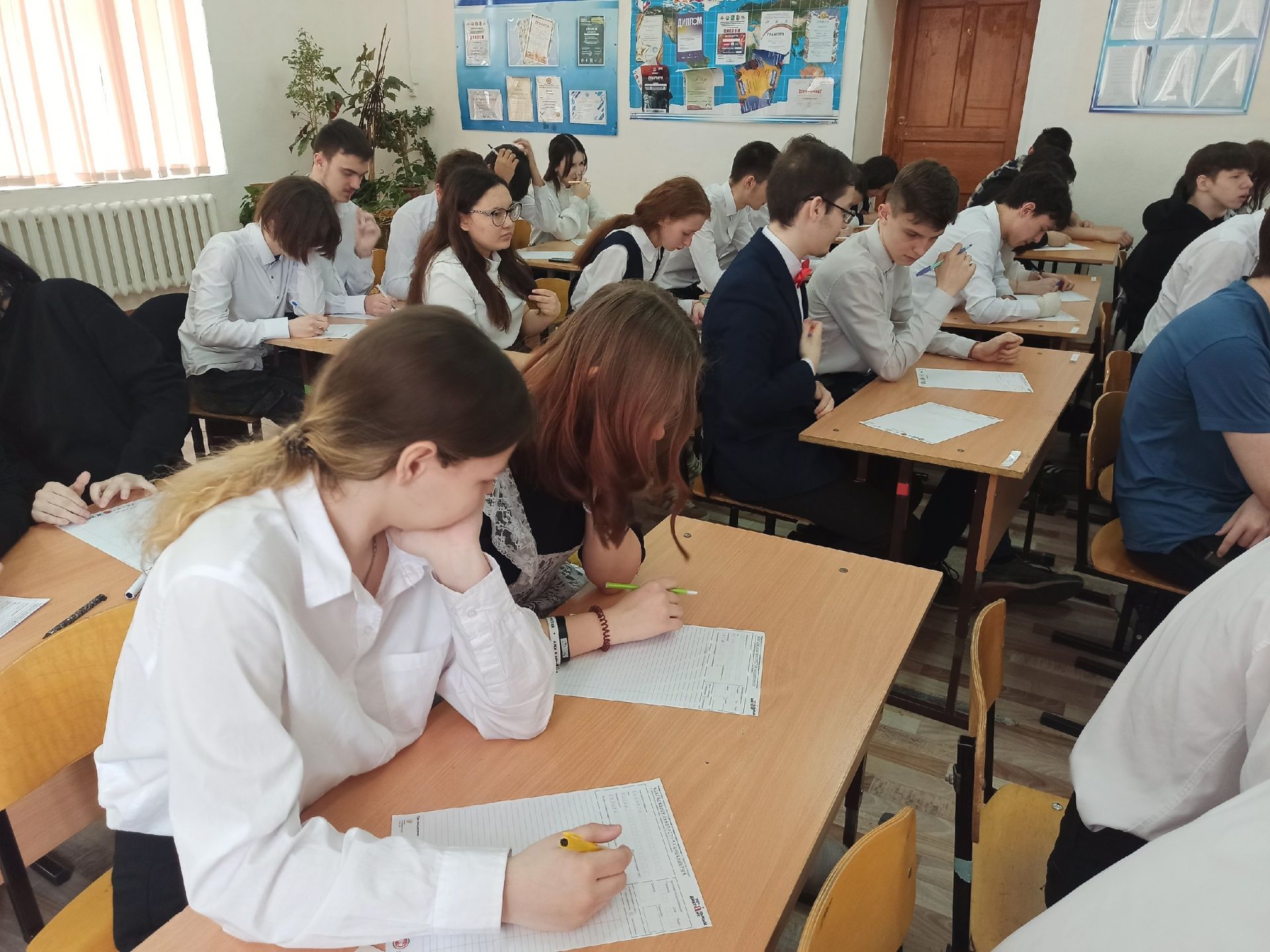В школе №4 Менделеевска состоялся тотальный диктант по русскому языку