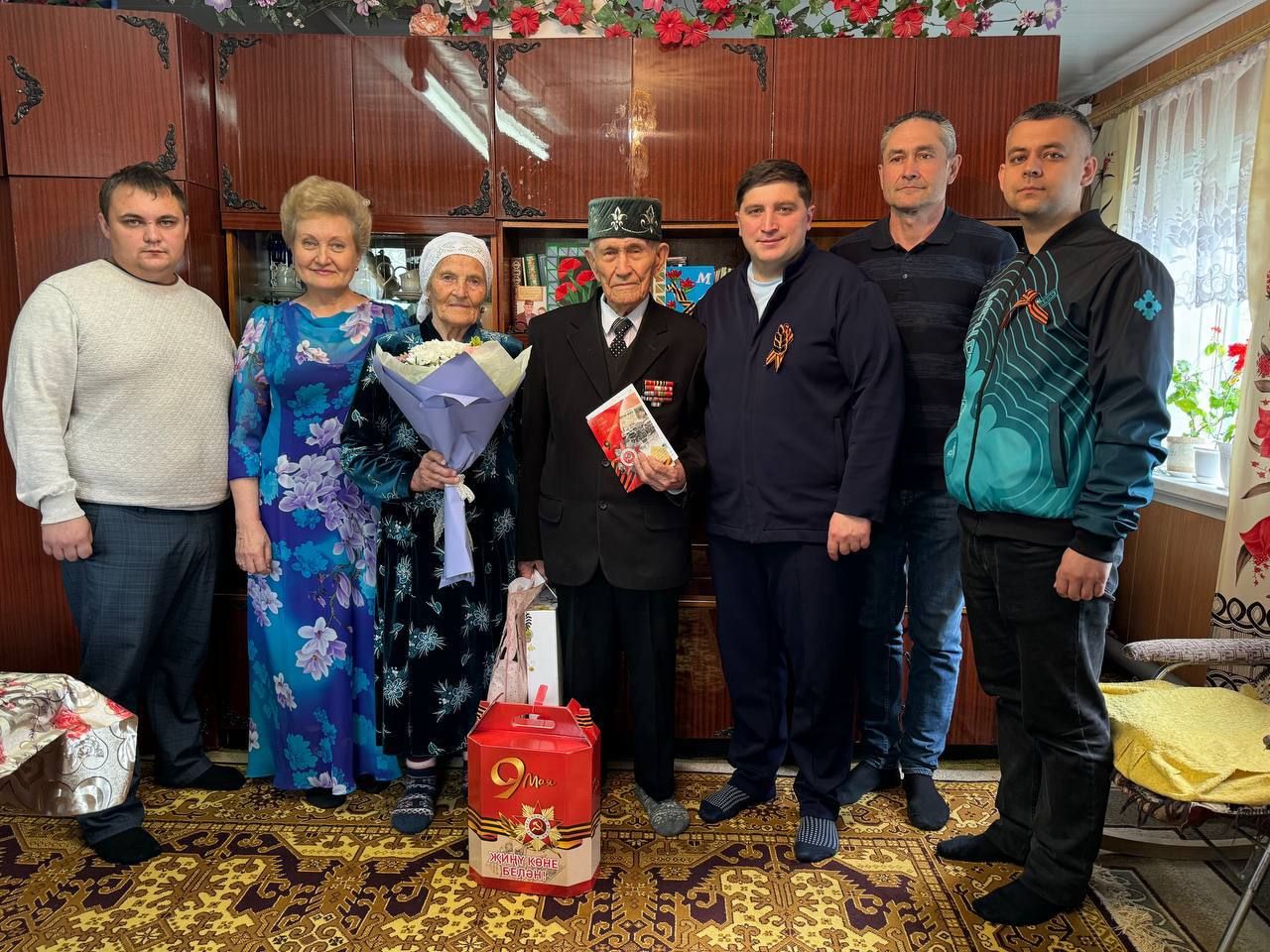 Ветеран Великой Отечественной войны Менделеевска Зайнак Аглиев отметил 97-й день рождения