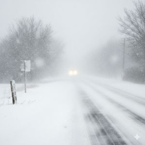 МЧС предупреждает: в Менделеевск придут метель и гололëд