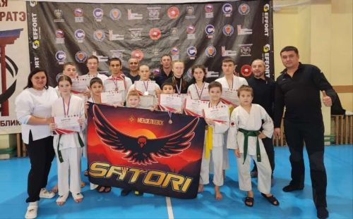 Команда молодёжного клуба «Сатори» завоевала 12 медалей