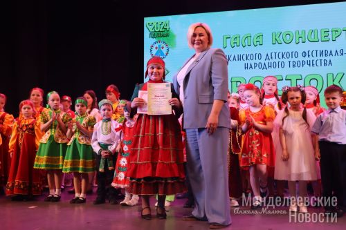 В Менделеевске наградили лауреатов фестиваля-конкурса  «Росток»