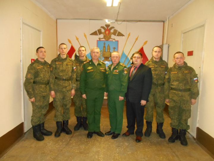 Менделеевская делегация побывала в подшефной воинской части в Йошкар-Оле