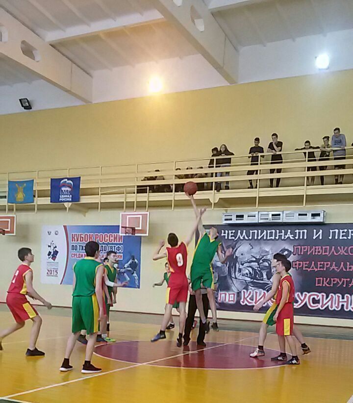 Менделеевские спортсмены приняли участие в Первенстве РТ по баскетболу