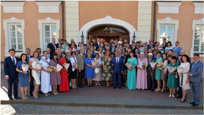 Менделеевская семья участвовала в торжественном приёме президента Республики Татарстан