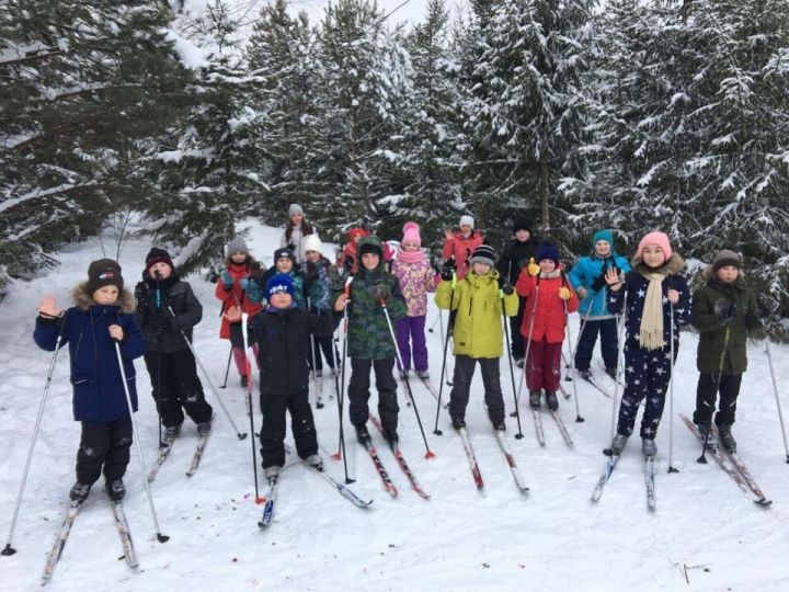 Воспитанники ПМК «Сатори» проводят зимние каникулы на лыжне