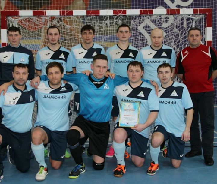 Команда «Аммоний» стала полуфиналистом Кубка РТ по мини-футболу