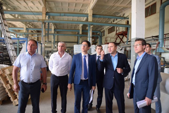 Представители Министерства экономики РТ с деловым визитом посетили Менделеевский район