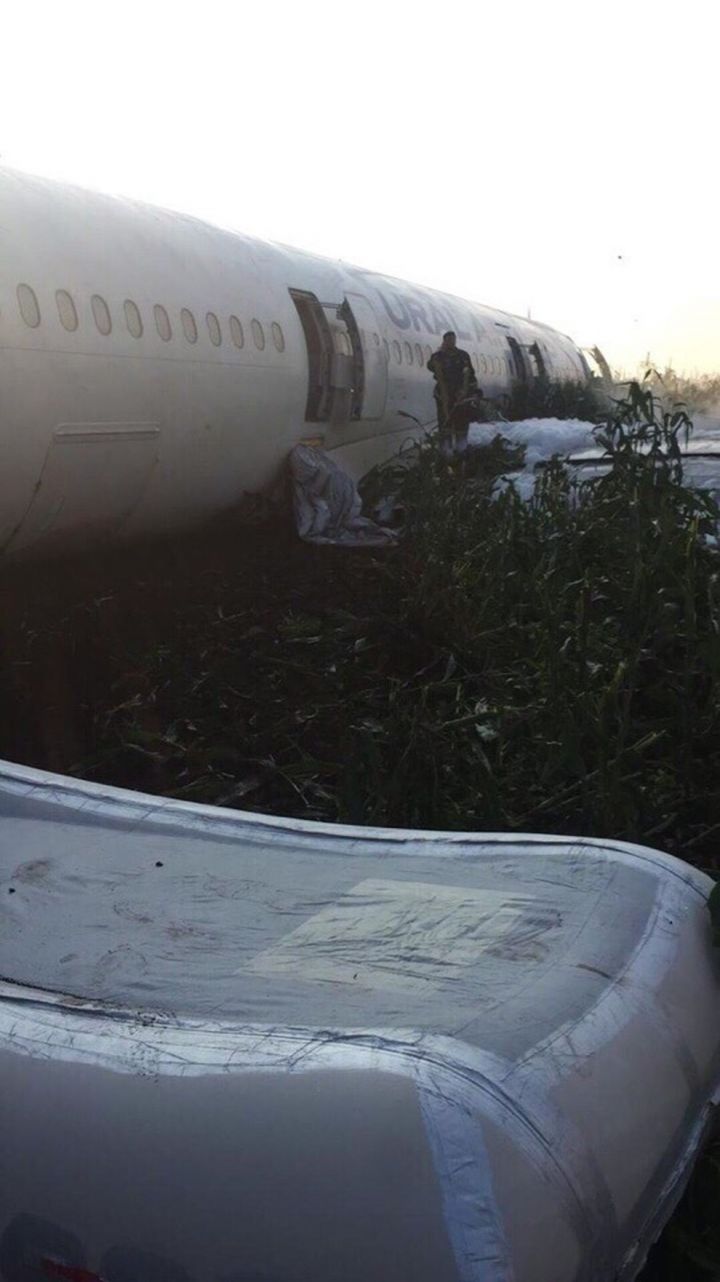 Пилот из Екатеринбурга экстренно посадил горящий самолет в поле в Подмосковье