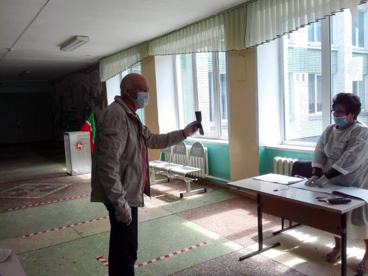 Председатель Общественного Совета Менделеевского района принял участие в голосовании по поправкам к Конституции РФ