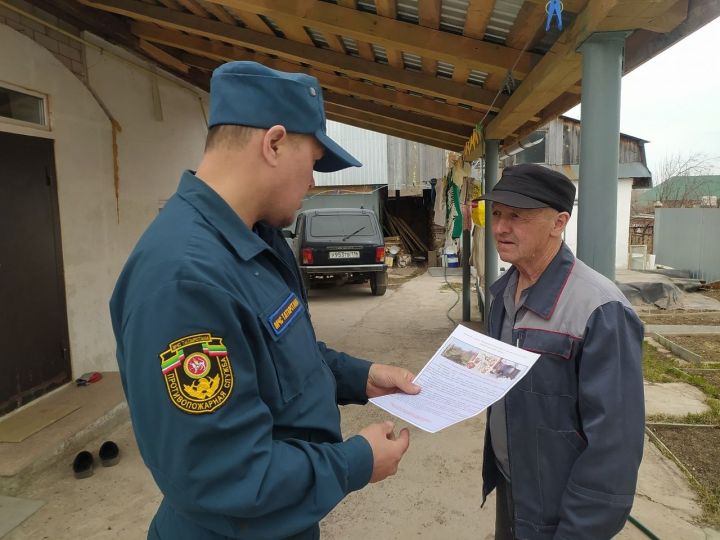 Жителям Ижёвского поселения разъяснили требования пожарной безопасности