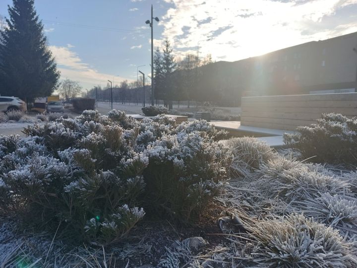 Погода в Менделеевске 30 ноября: пасмурно, дождь со снегом и гололедица