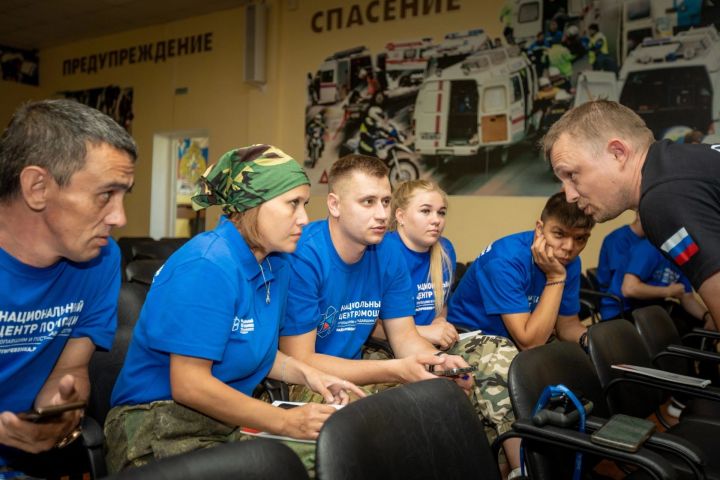 Менделеевский добровольческо-спасательный отряд посетил федеральные учения