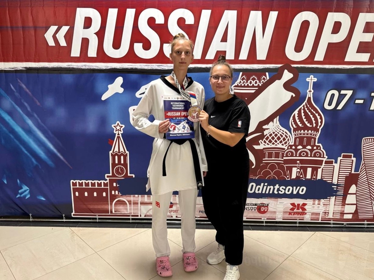 Елизавета Колпакова на соревнованиях по тхэквондо "Russian Open 2026"