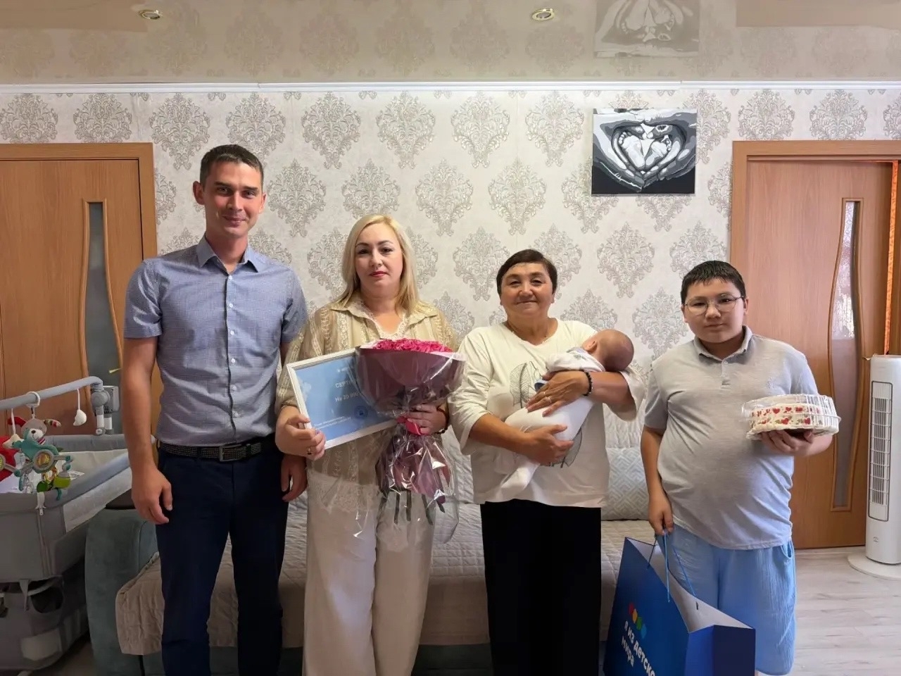 МХО сугышчысы гаиләсендә өченче бала дөньяга килгән
