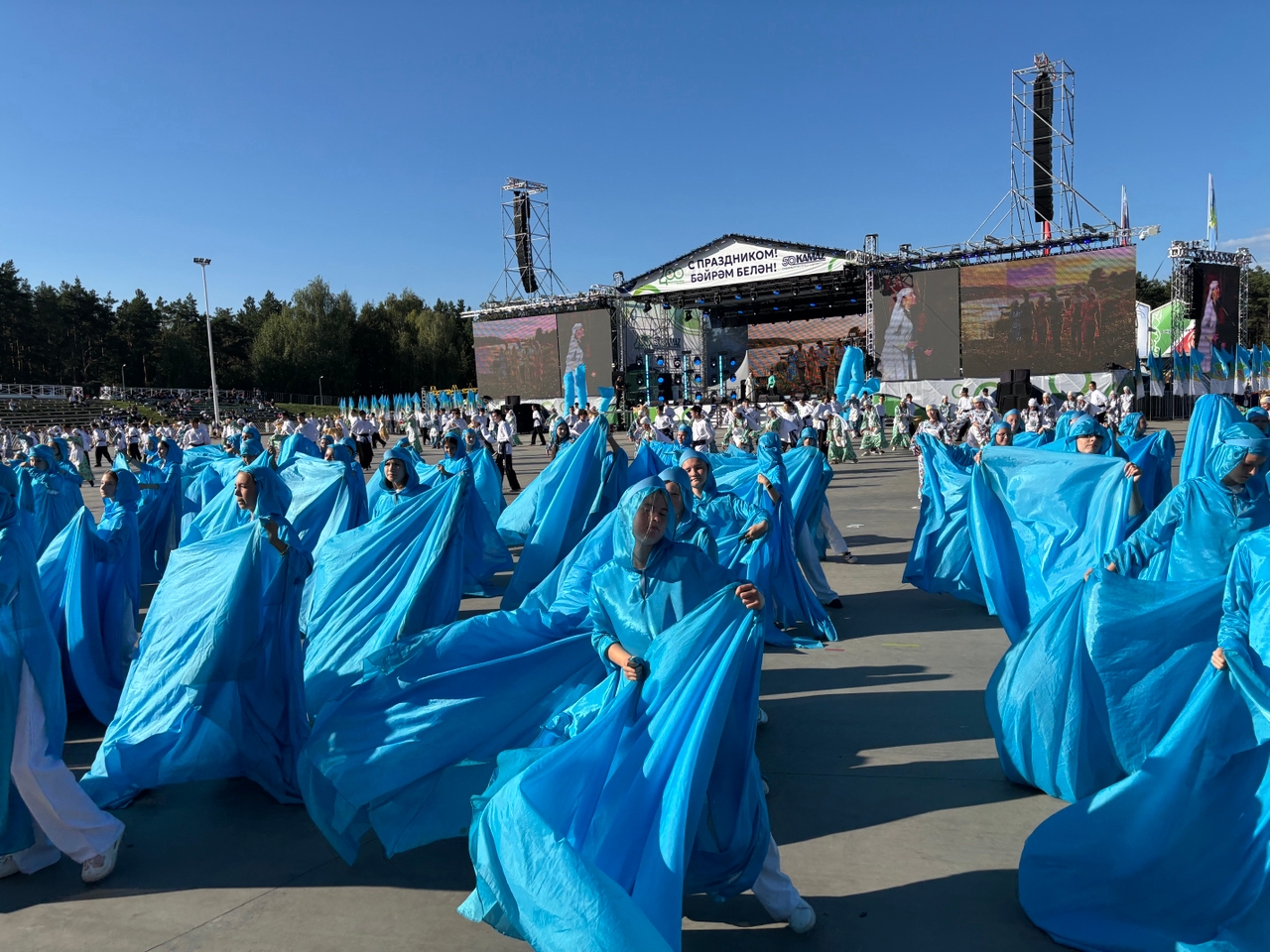 Театральное представление «Сила реки, сила земли, сила народа» на 400-летии Челнов