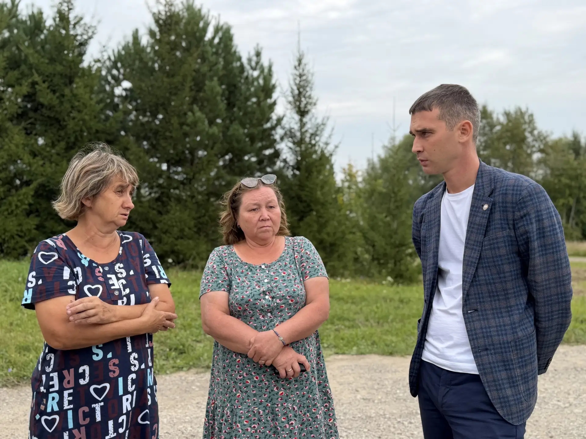 Встреча Роберта Искандарова с жителями села Ашпайково.