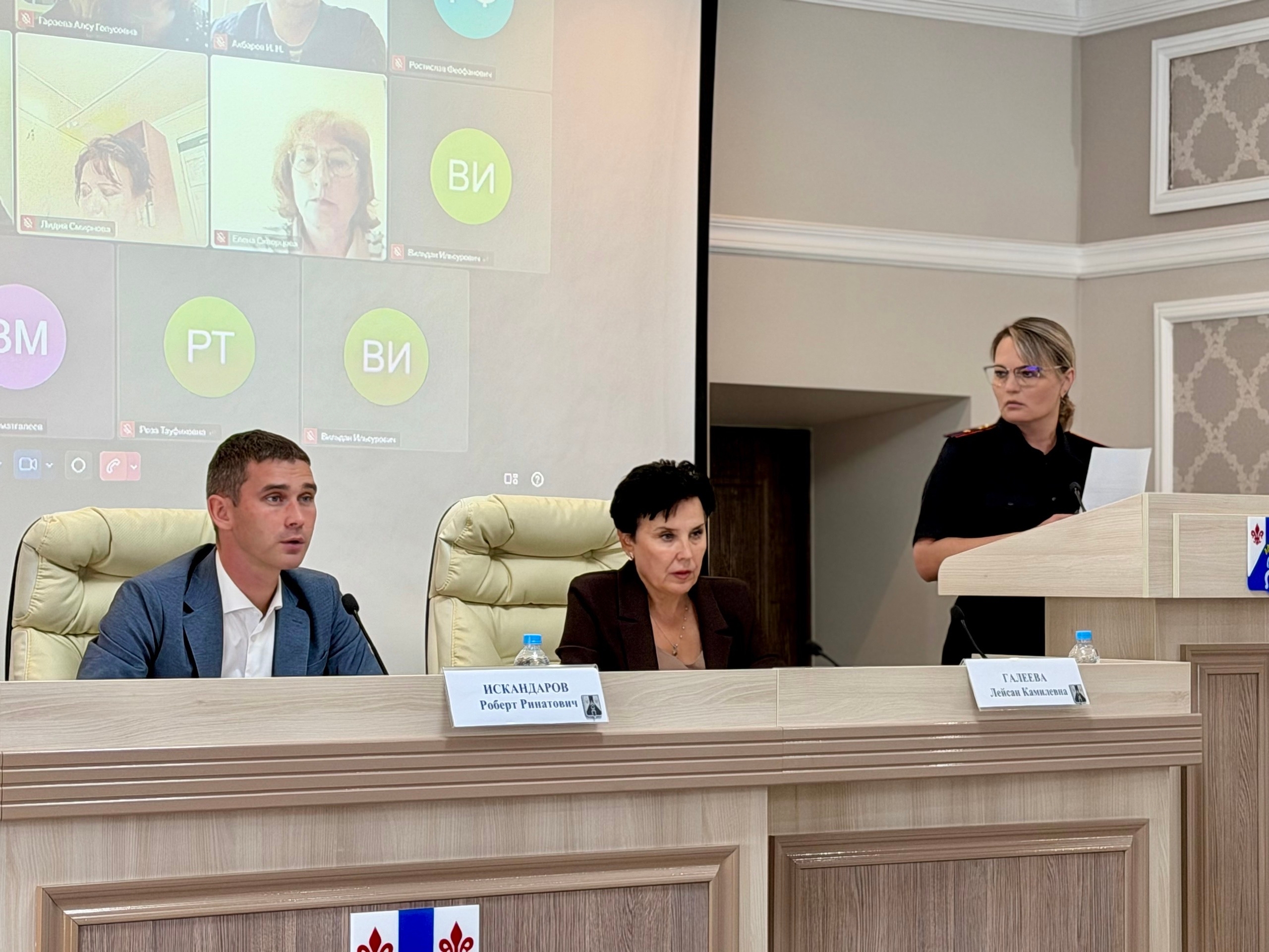 Совещание по безопасности на выборах в Менделеевске