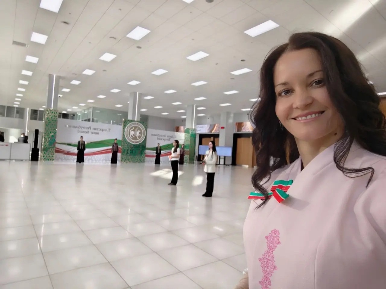 Лэйсан Латыпова на торжественном мероприятии