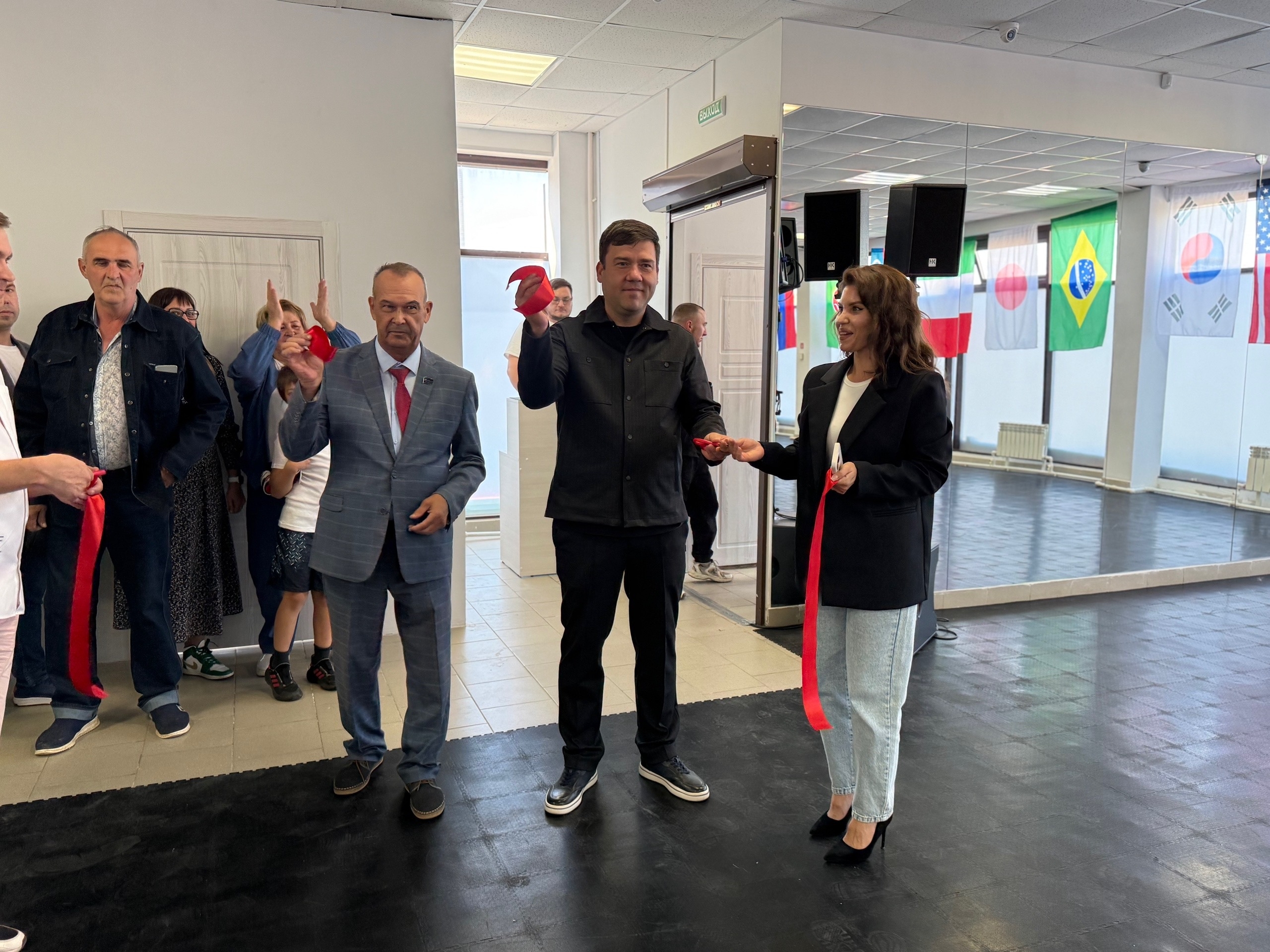 Открытие школы бокса в Менделеевске