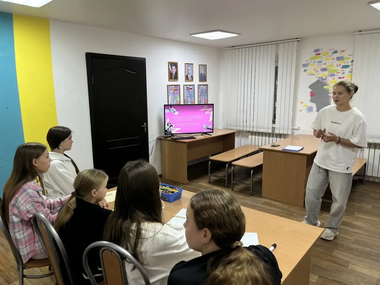 Занятие в центре "Форпост" Менделеевска