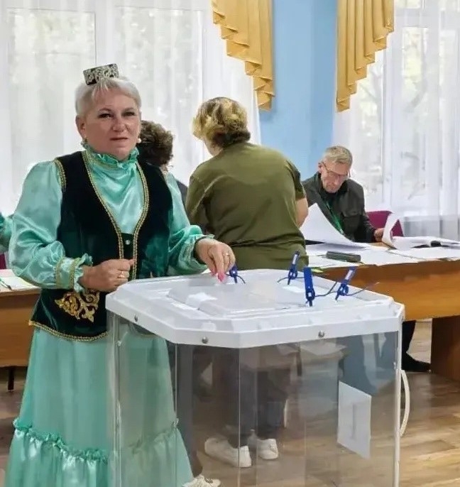 Участница ансамбля «Сәйлән» Псеевского СДК