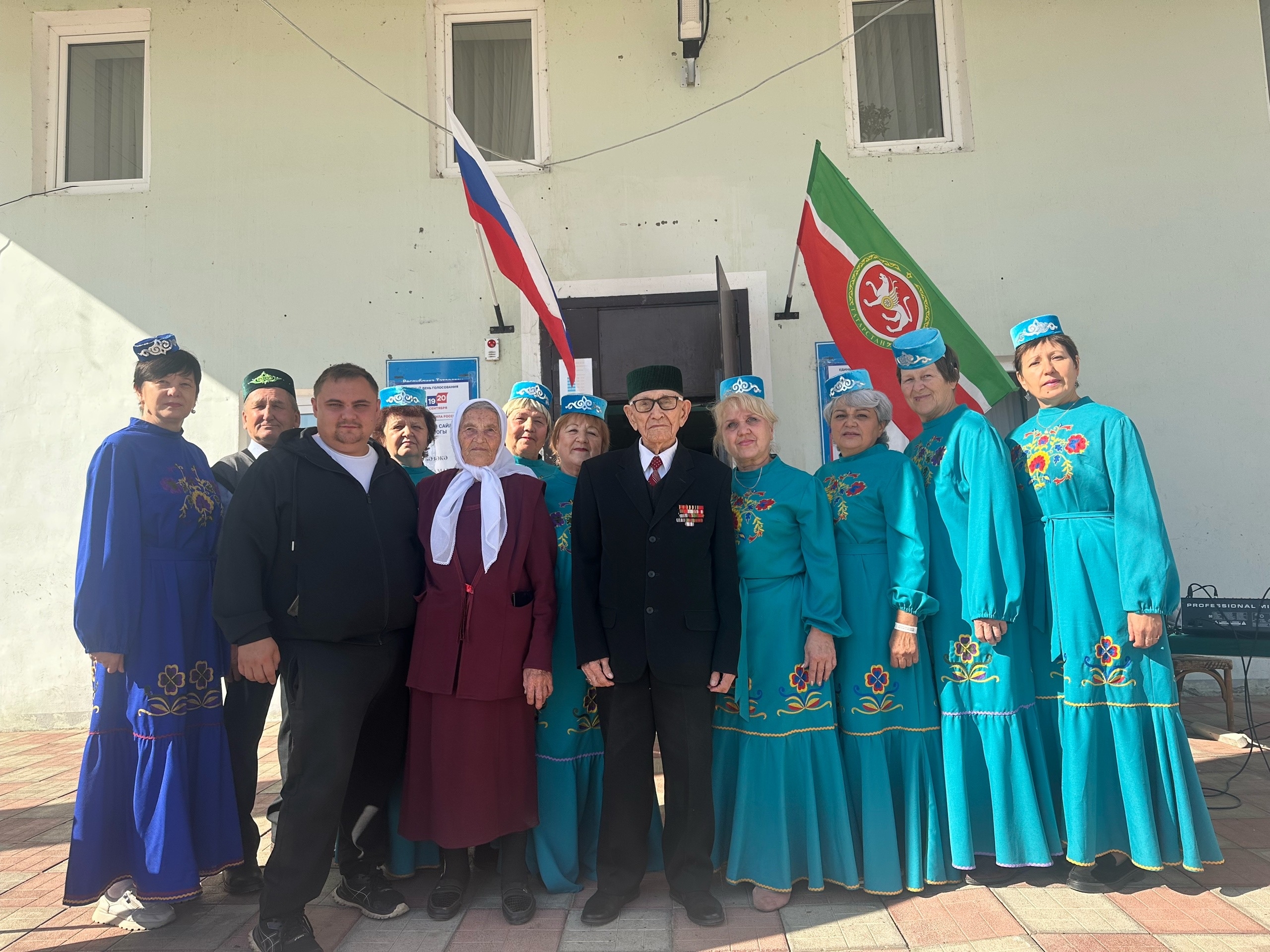 Зайнак Аглиев на выборах в Бизяках