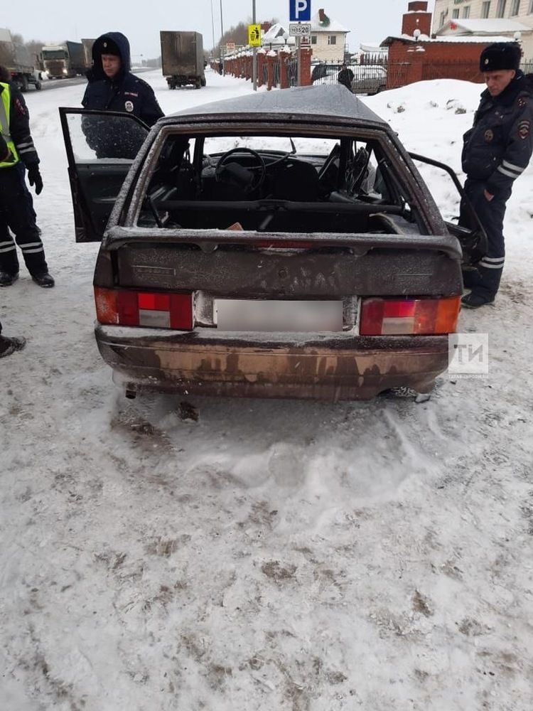 В Менделеевске в аварии пострадала женщина