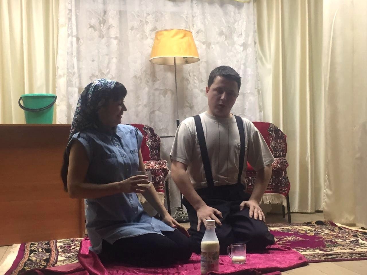 Артисты Тойгузинского СДК показали благотворительный спектакль