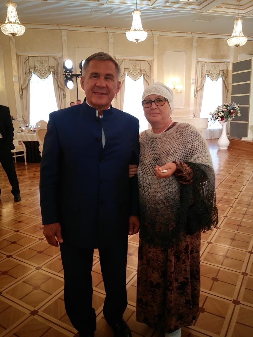 Сания и Раис Аглиевы из Менделеевского района побывали на приёме Президента РТ и его супруги