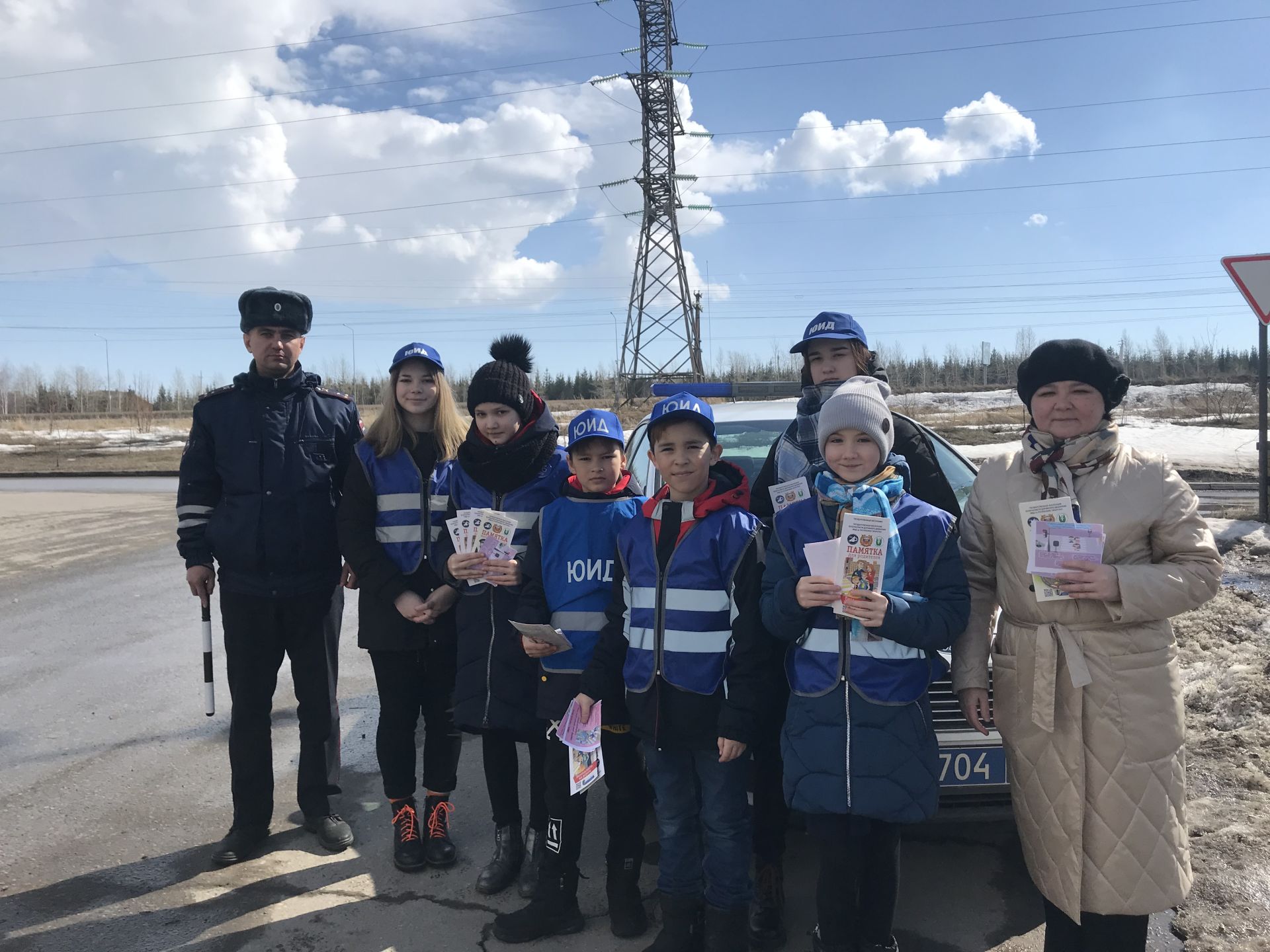 В Менделеевске прошла акция «Безопасный переход «Зебра»