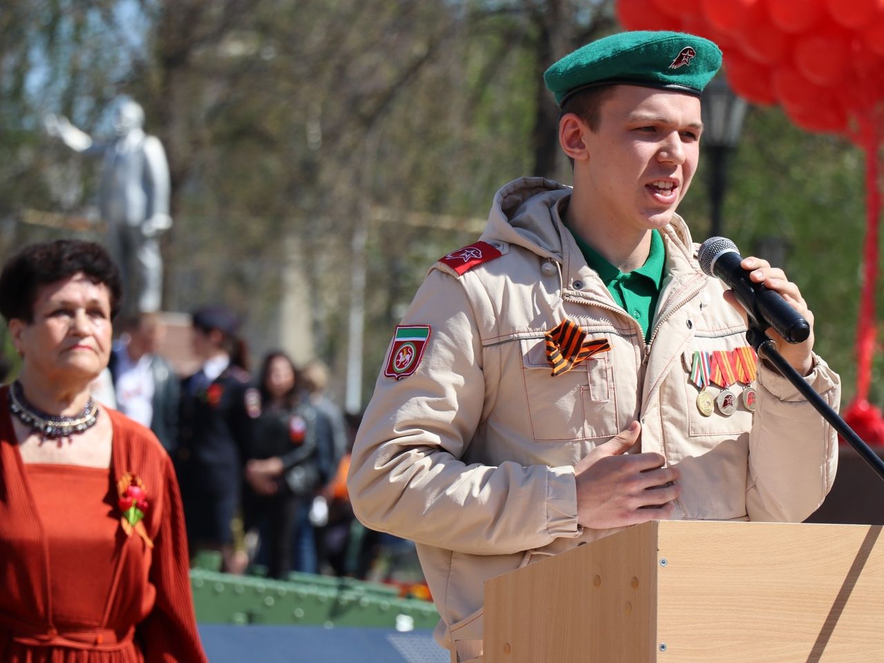 В&nbsp;Менделеевске прошёл митинг в&nbsp;честь 76-й годовщины Великой Победы