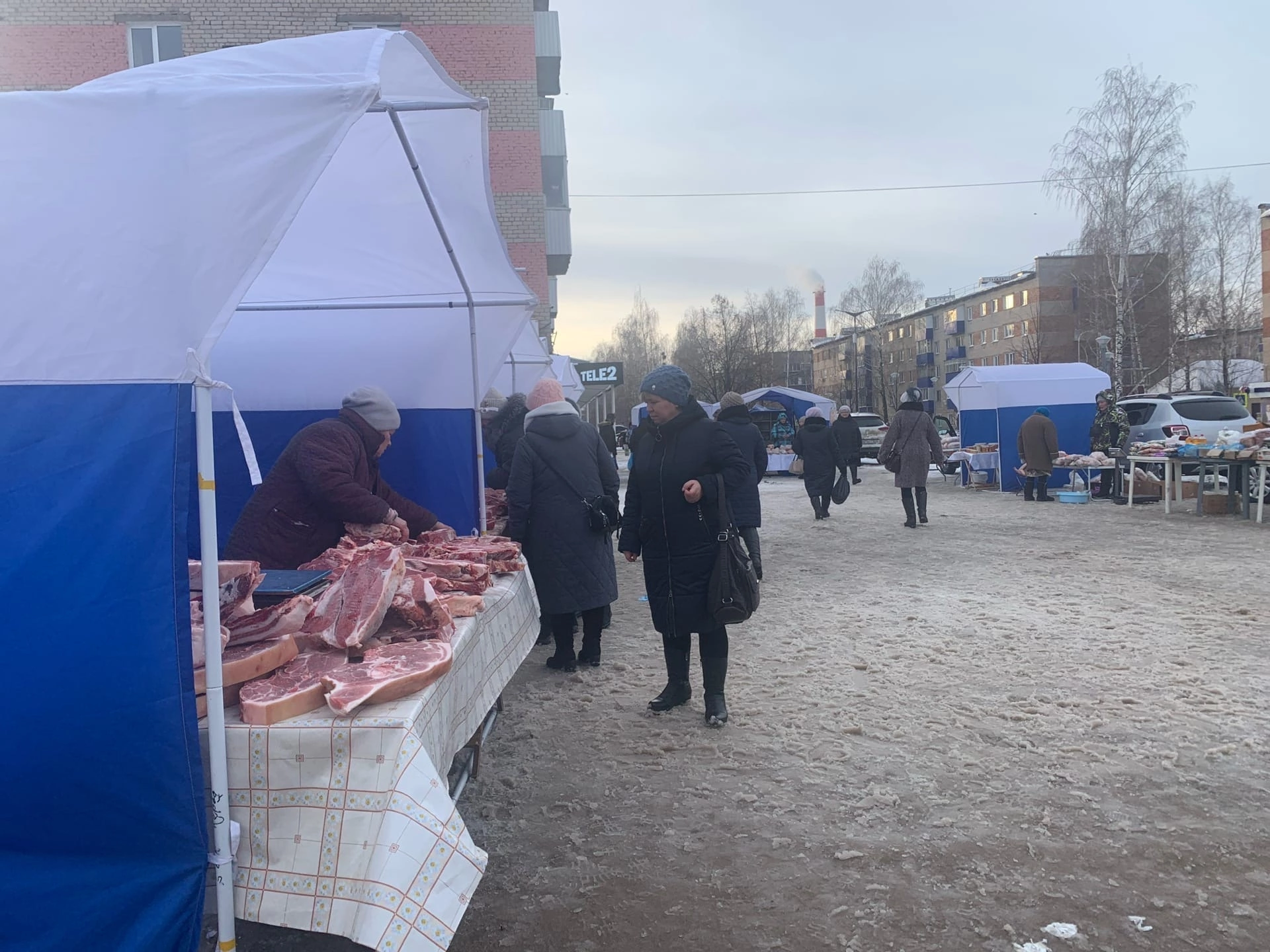 В Менделеевске проходит завершающая сезон ярмарка