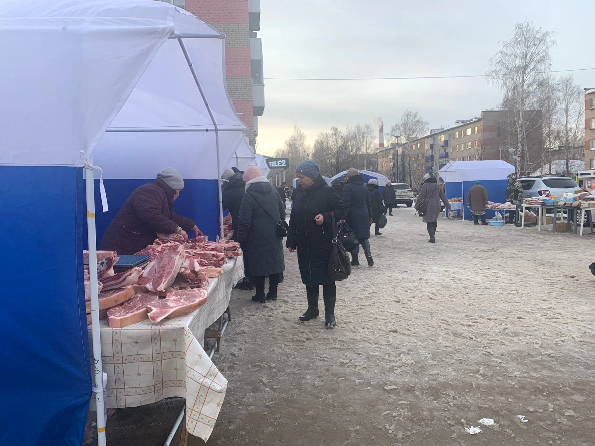 В Менделеевске проходит завершающая сезон ярмарка