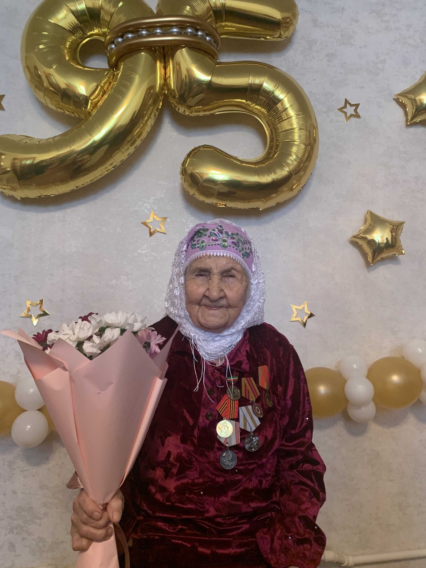 Жительница Ижёвки Фавзия Сафарова отметила 95-летие