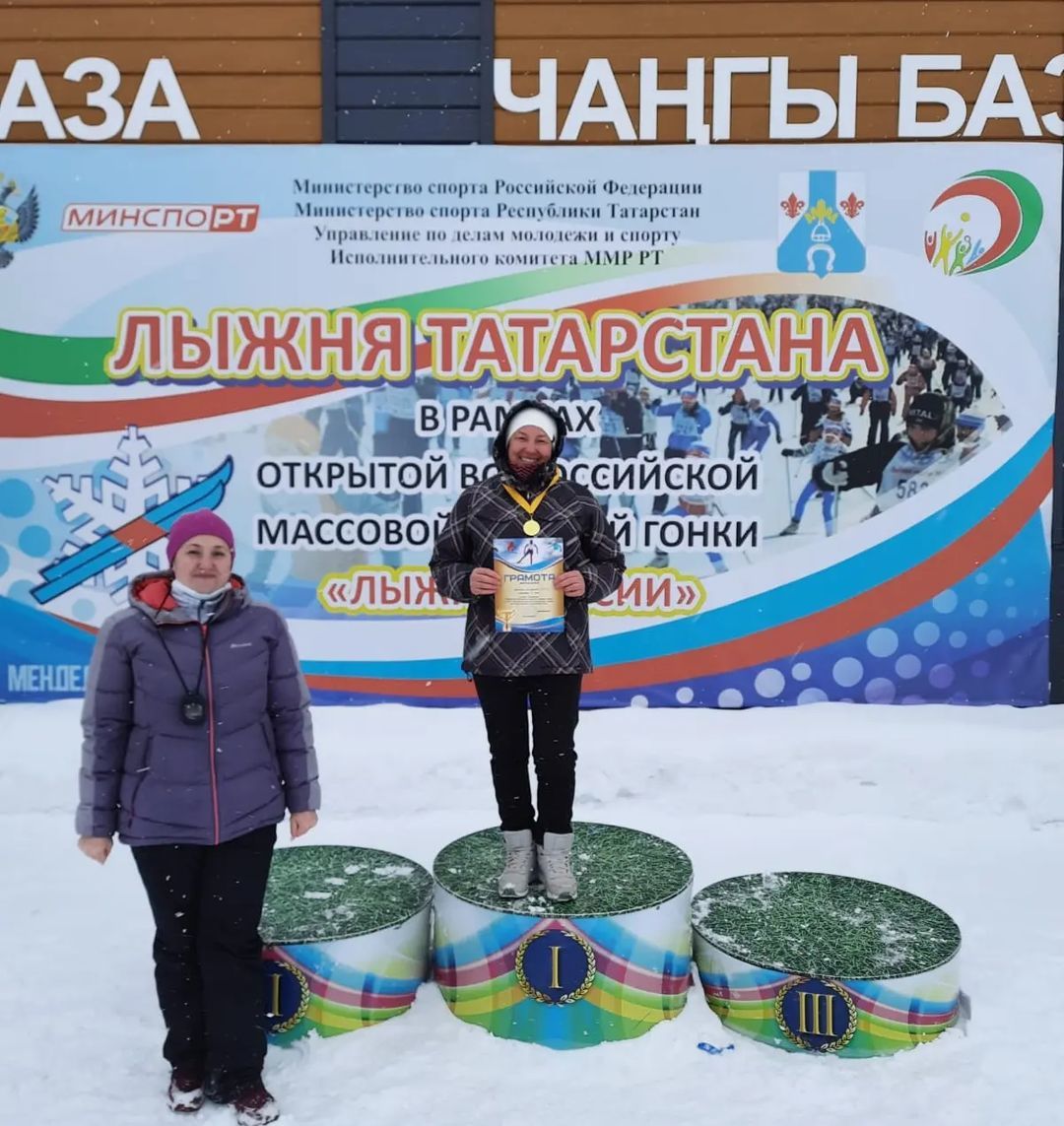 Менделеевцы соревновались в лыжных гонках на приз главы района