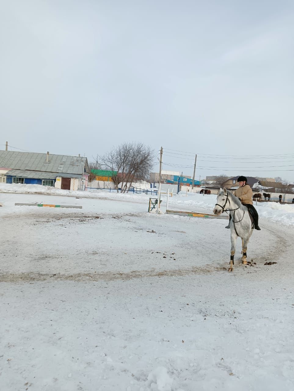 В Менделеевске прошли соревнования по манежной езде