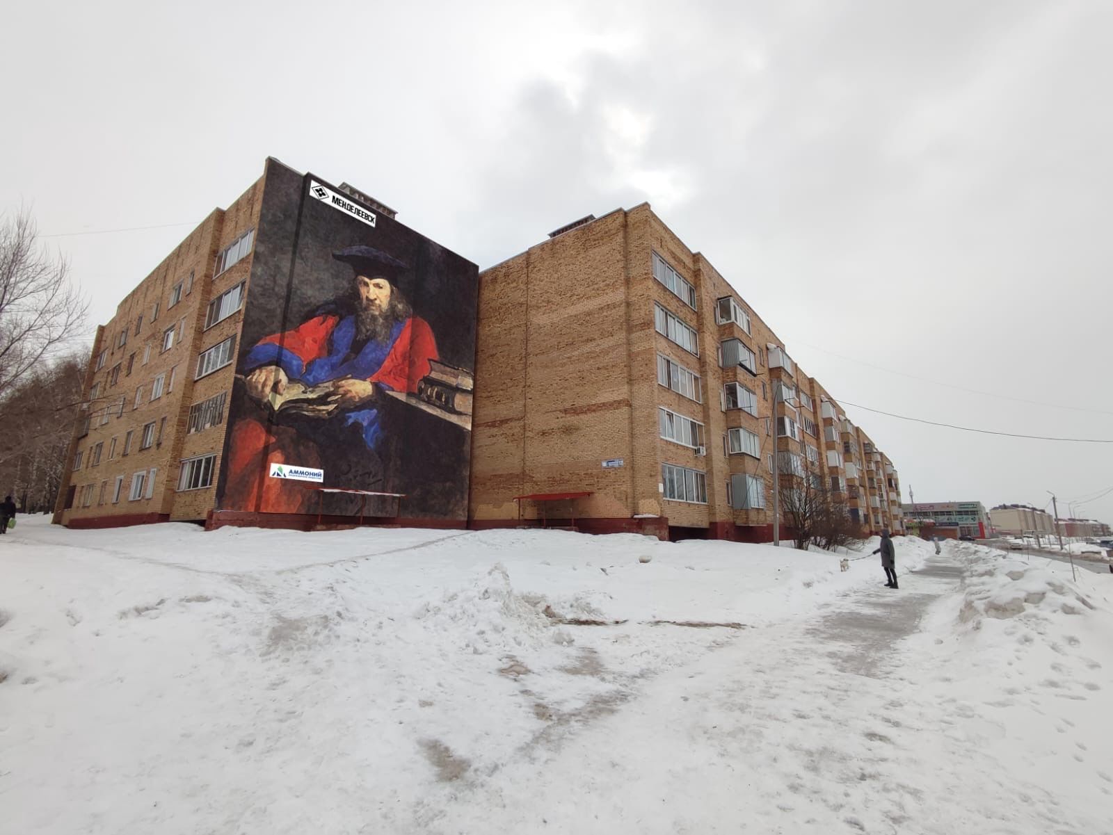На фасадах многоэтажек Менделеевска появятся граффити
