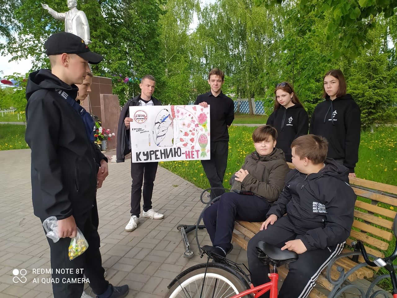 Активисты молодежного правоохранительного движения «Форпост» подготовили и провели на улицах Менделеевска провели акцию