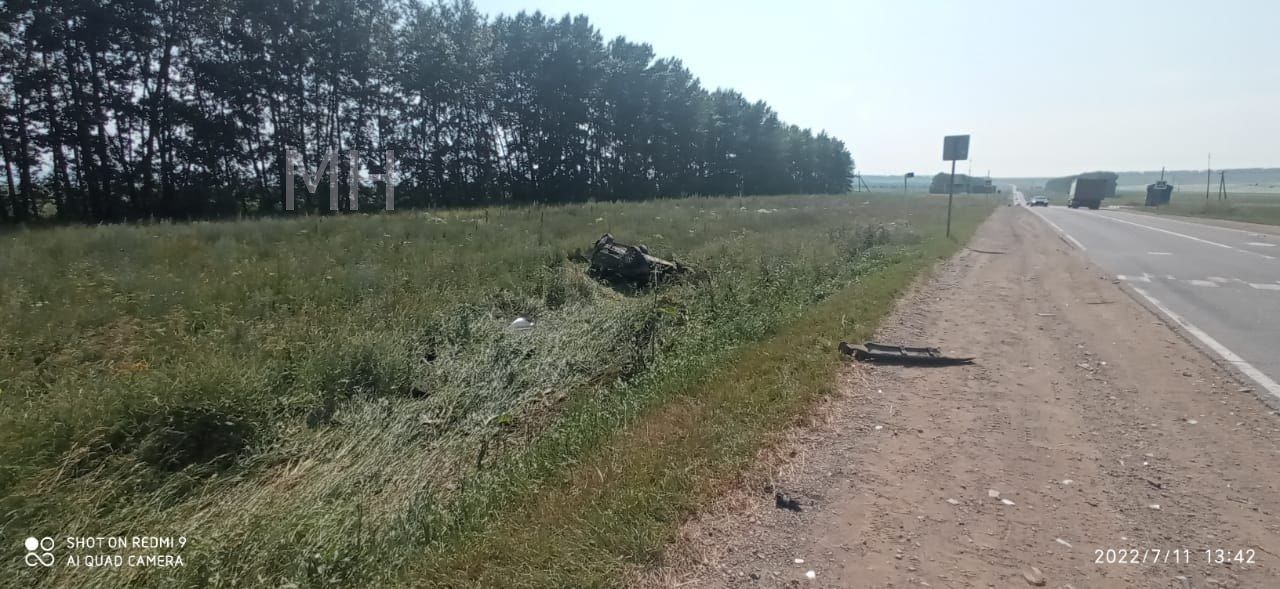 В Менделеевском районе столкнулись «ВАЗ» и «Хёндай»