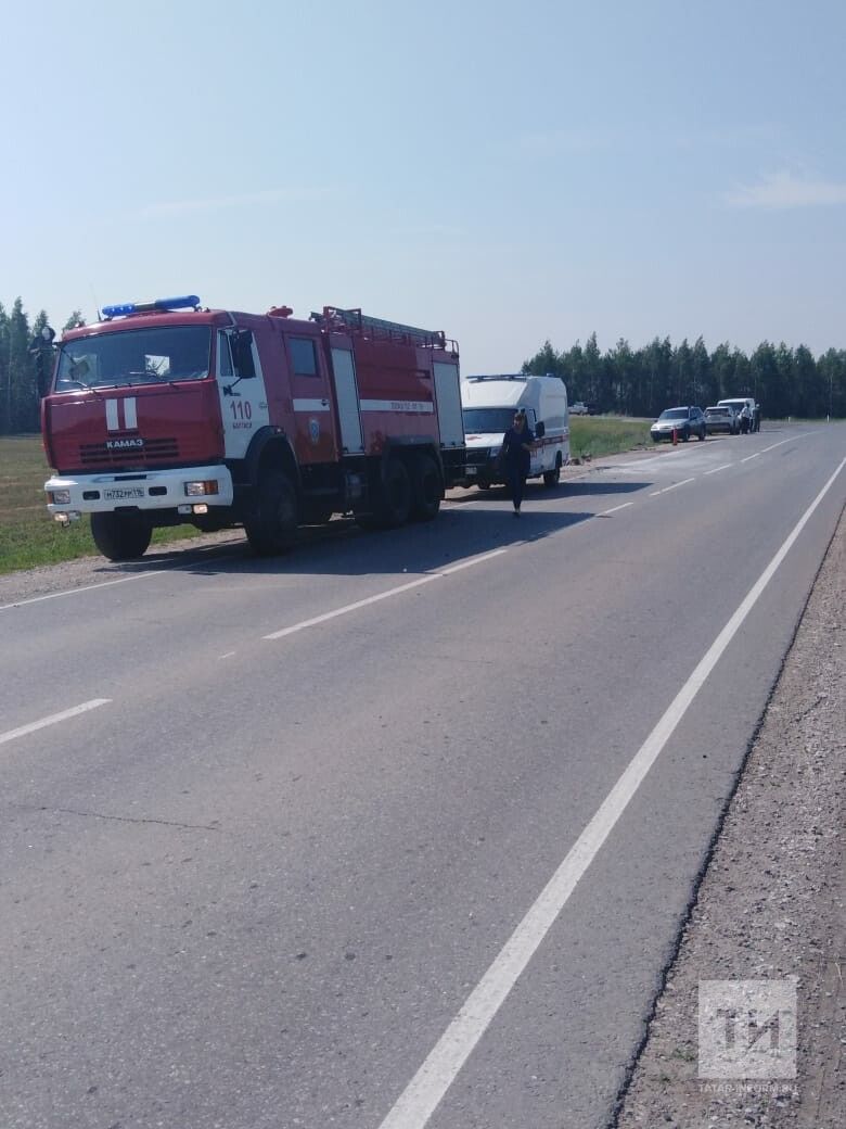 На трассе вспыхнула грузовая «ГАЗель», водитель успел спастись