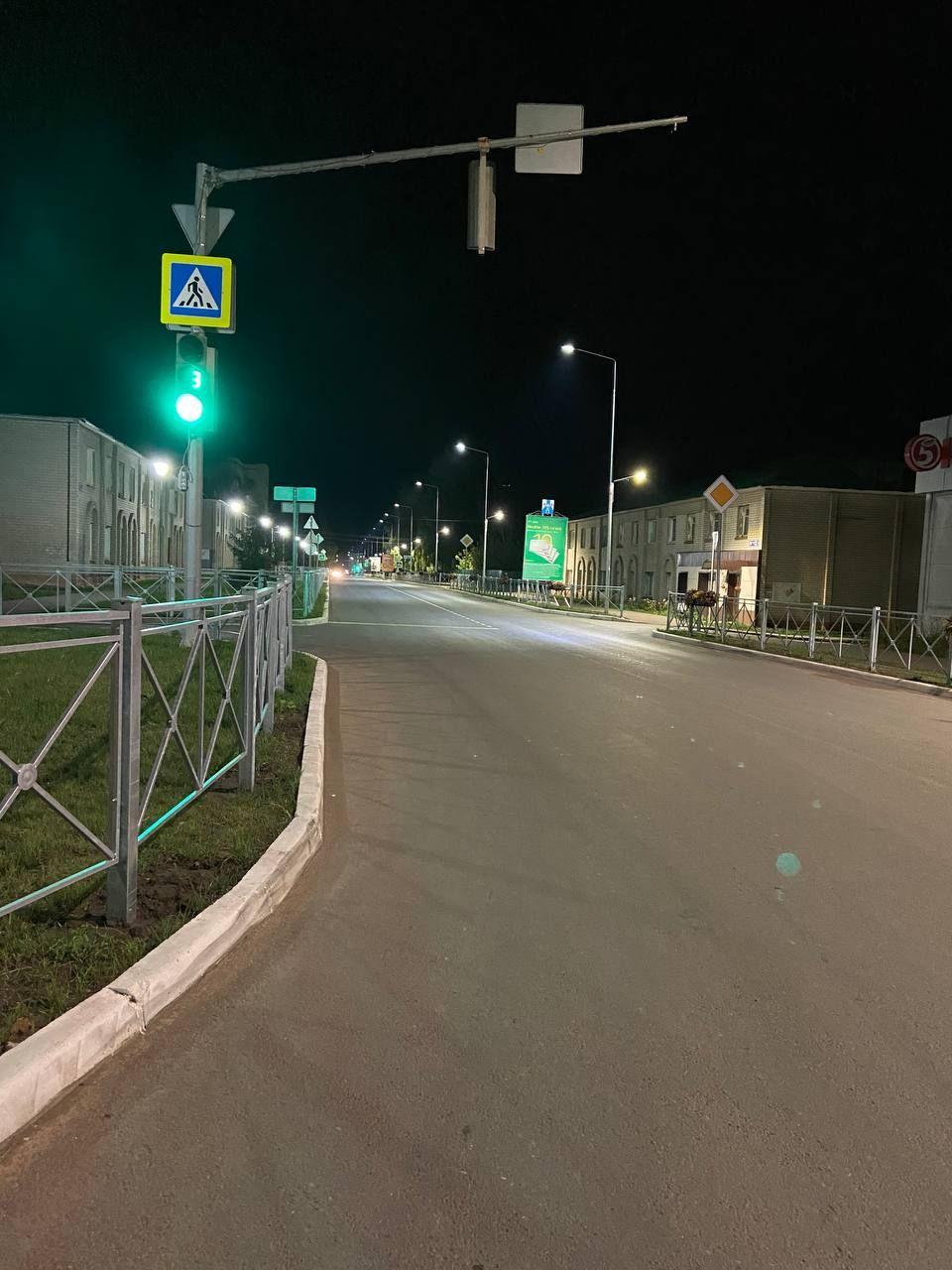 Менделеевск преображается: улицы города стали еще светлее