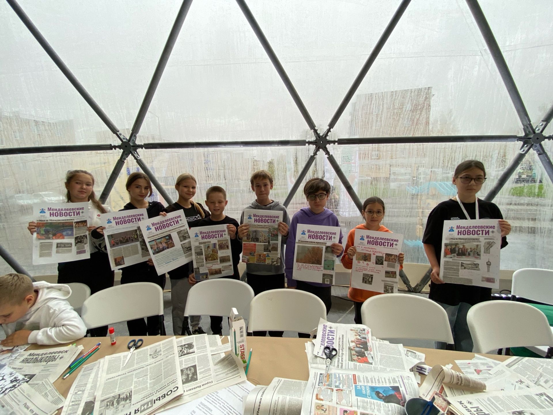 Менделеевские школьники выпустили первый номер детской газеты