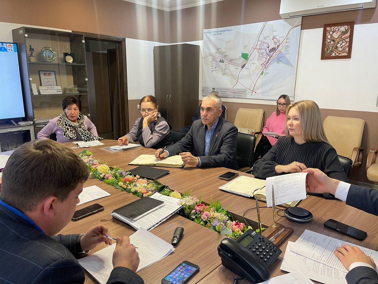 В Менделеевске провели традиционное совещание с председателями ТОС