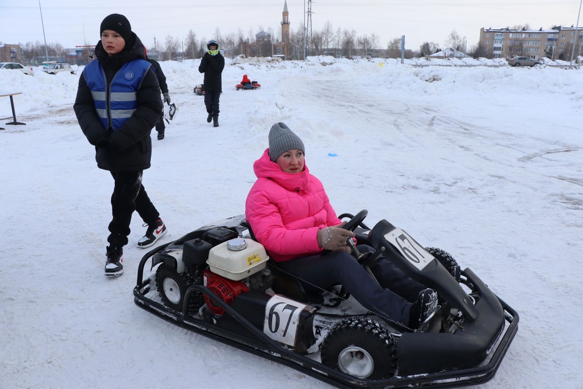 В Менделеевске провели районные соревнования по картингу