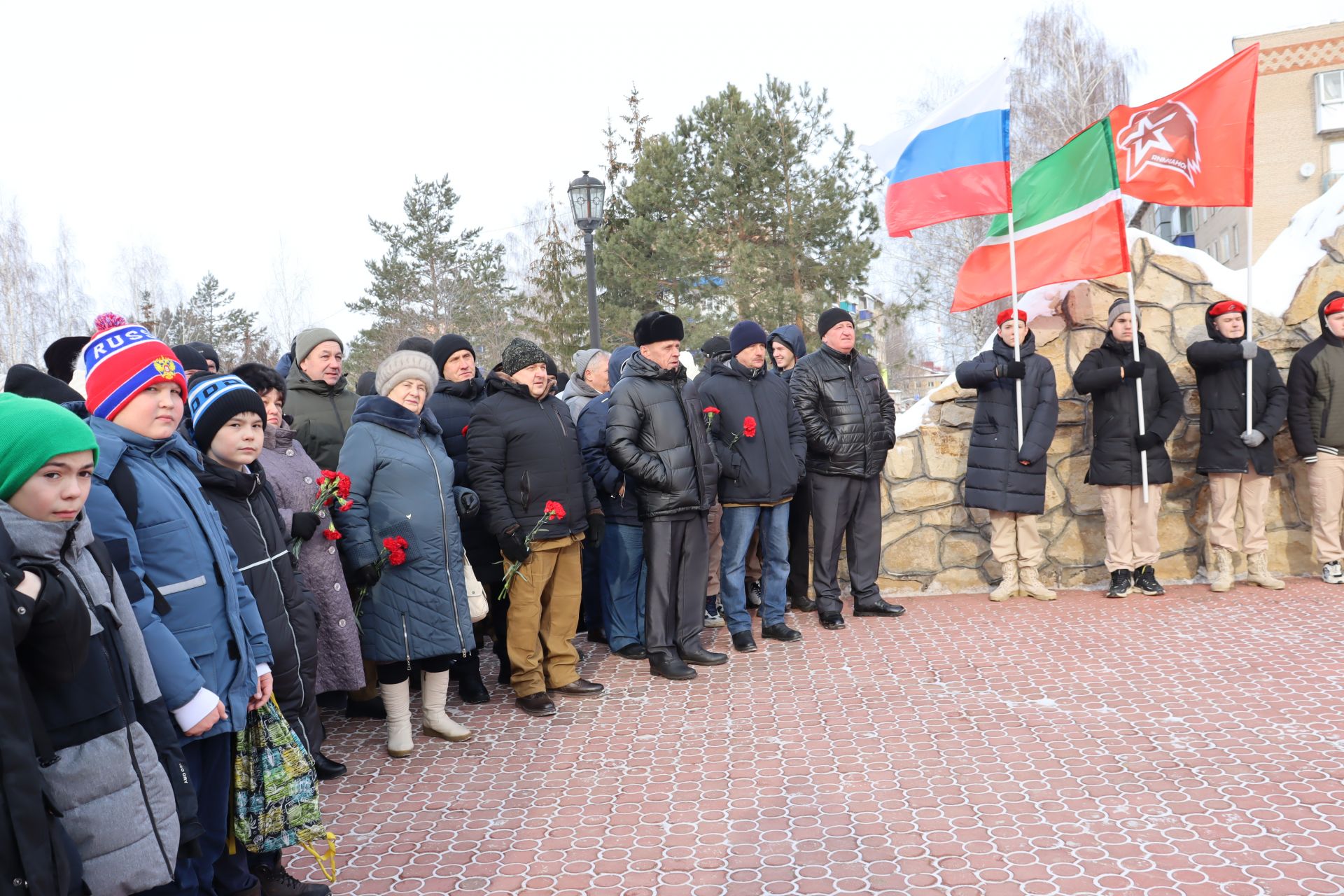 В Менделеевске состоялся митинг, посвящённый 34-летию вывода войск из Афганистана