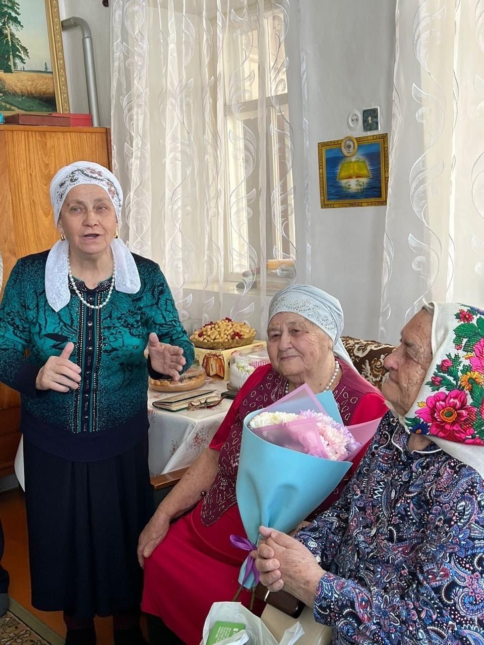 Жительница села Бизяки Шаргия Ибатуллина отметила 95-летие