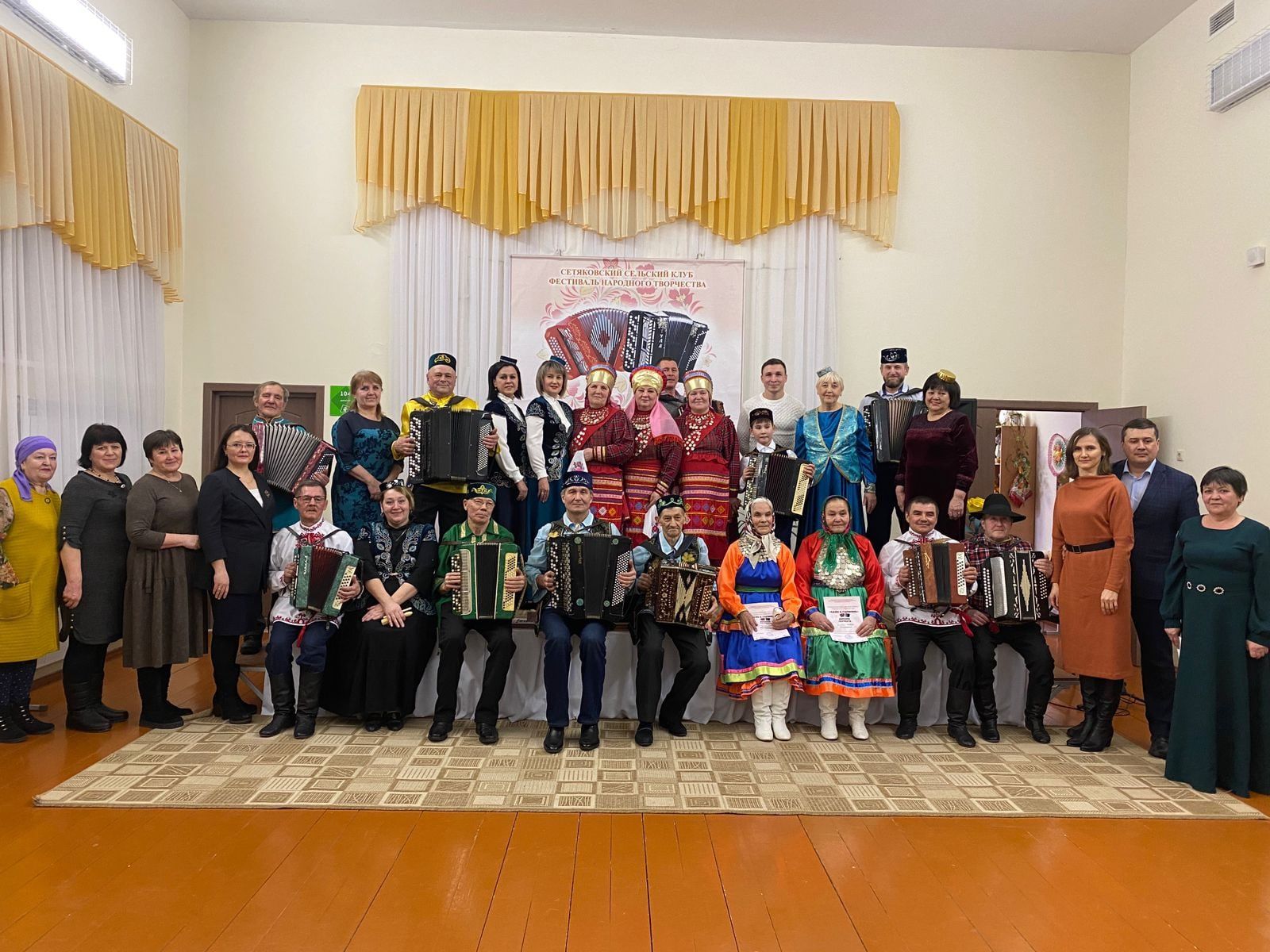 В деревне Сетяково состоялся первый межрегиональный фестиваль «Гармонь+баян»
