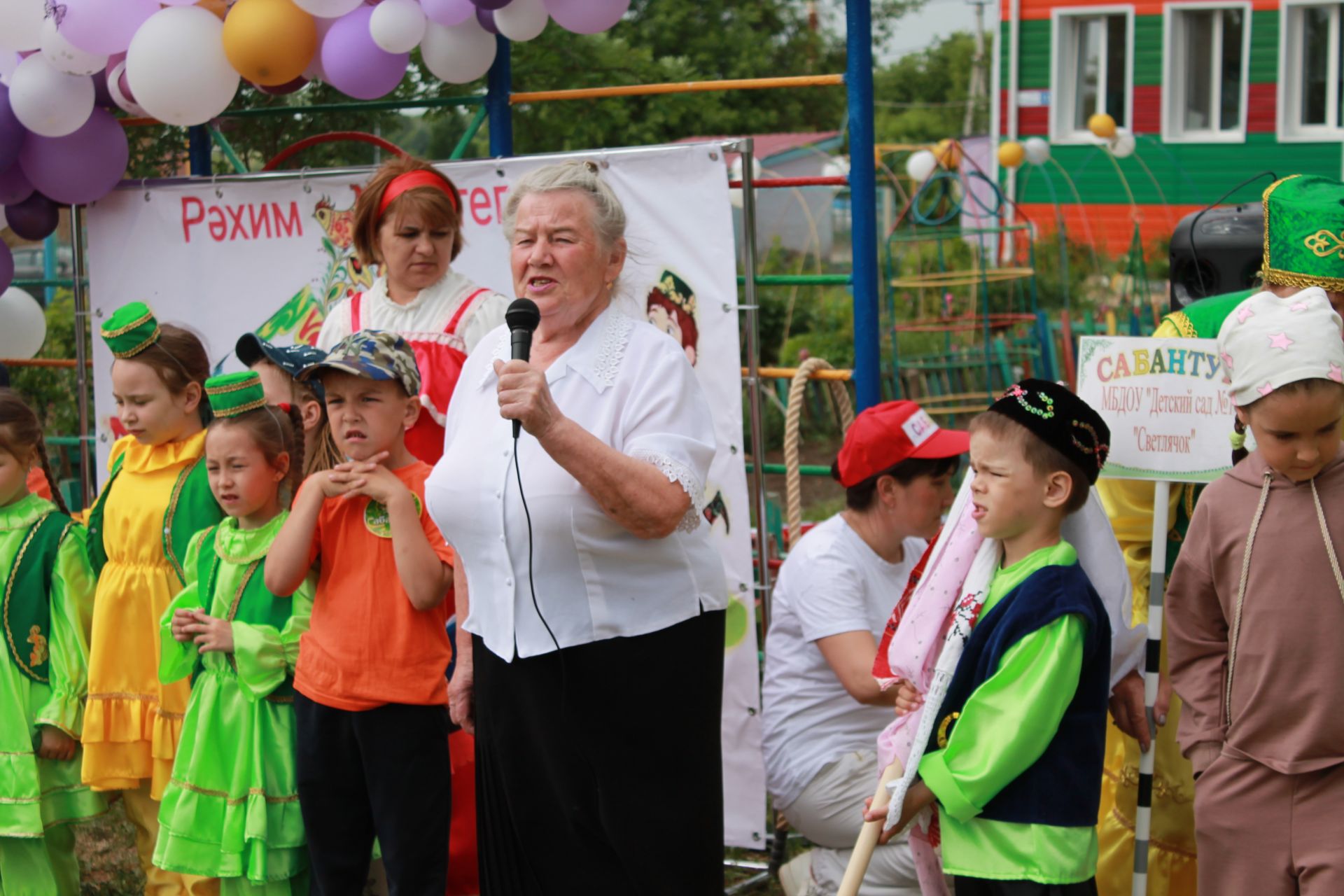 В детском саду № 1 «Светлячок» Менделеевска состоялся районный Сабантуй
