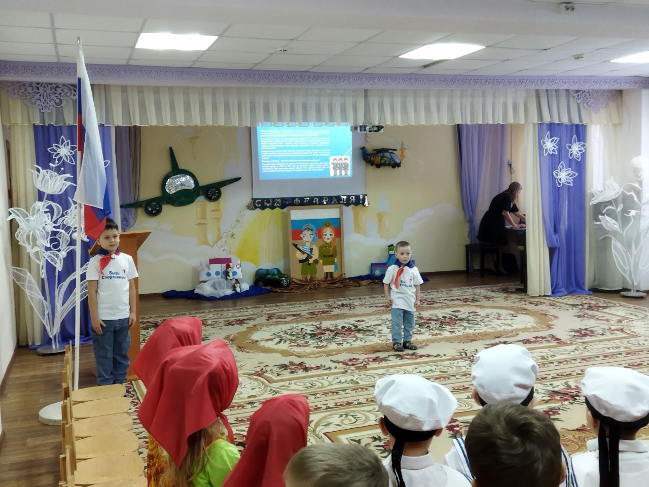 В детском саду №11 Планета детства провели концерт «На страже исторической памяти»